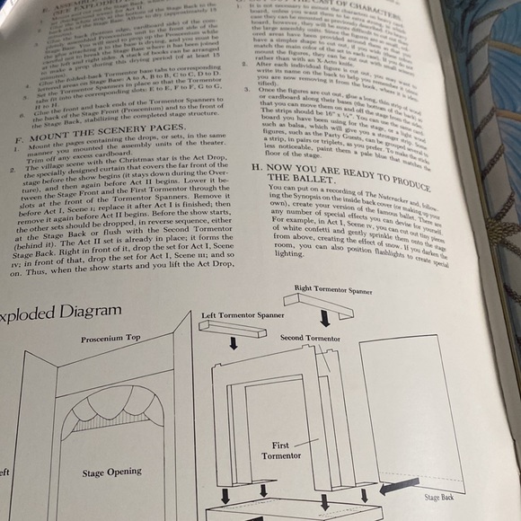 Cut & Assembe a Toy Theater - THE NUTCRACKER BALLET - by Tom Tierney - Picture 5 of 10